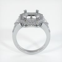 18K White Gold Antique Style Ring Setting Image
