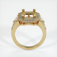 14K Yellow Gold Antique Style Ring Setting Image