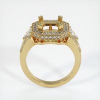 18K Yellow Gold Antique Style Ring Setting Image