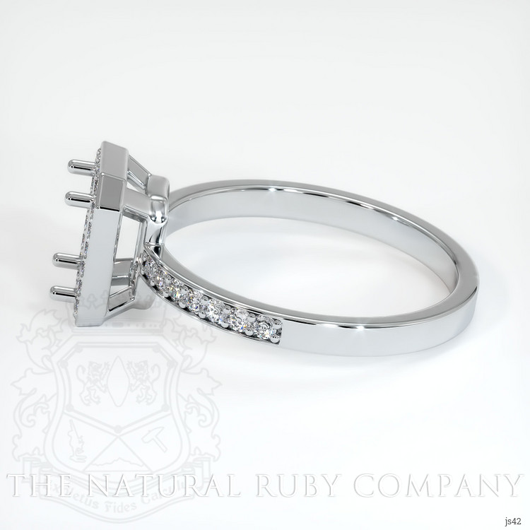 Platinum 950 Pave Ring Setting