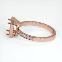 14K Rose Gold Pave Ring Setting Image
