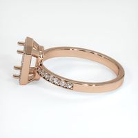 18K Rose Gold Pave Ring Setting Image