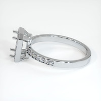 10K White Gold Pave Ring Setting Image