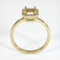10K Yellow Gold Pave Ring Setting Image