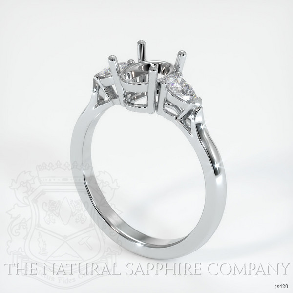  Emerald Ring 0.78 Ct. 18K White Gold