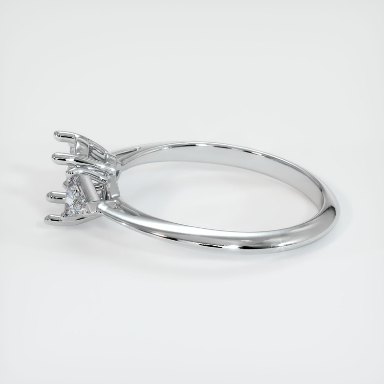 Platinum 950 Three Stone Ring Setting