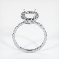 Silver Pave Ring Setting Image