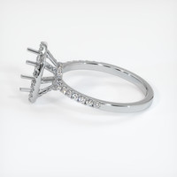 10K White Gold Pave Ring Setting Image