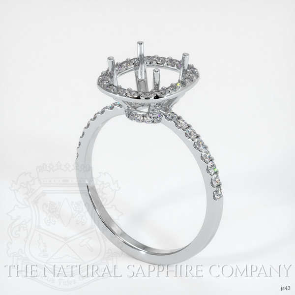  Emerald Ring 1.32 Ct. 18K White Gold