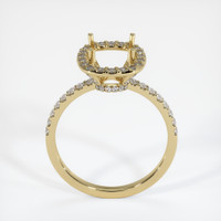 10K Yellow Gold Pave Ring Setting Image