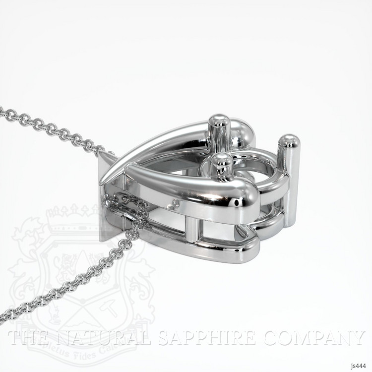 Silver Solitaire Pendant Setting