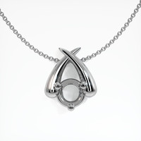 10K White Gold Solitaire Pendant Setting Video