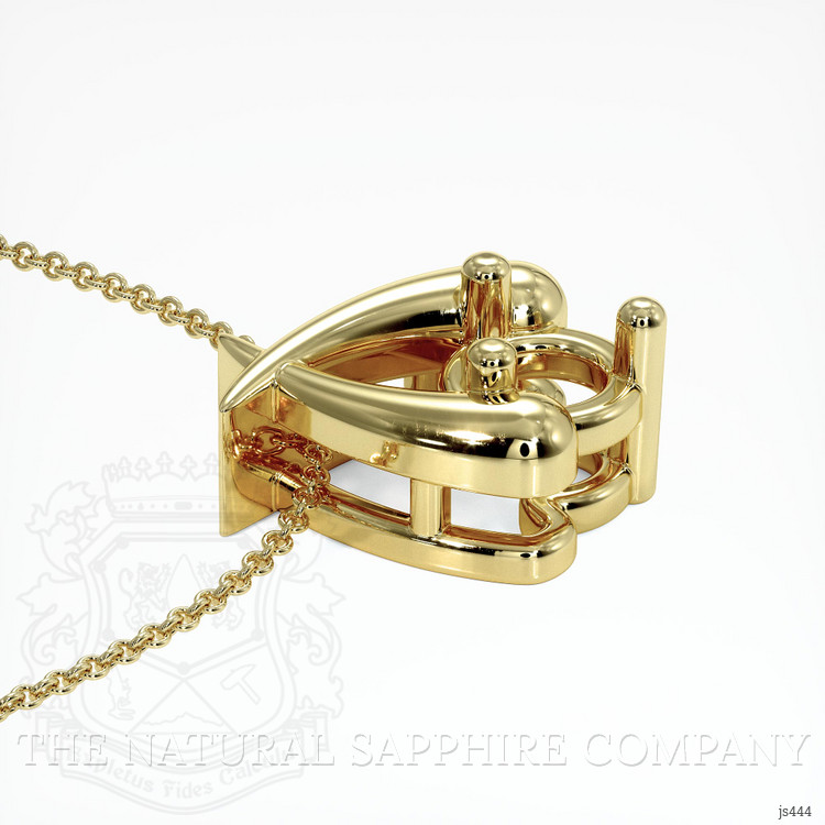 14K Yellow Gold Solitaire Pendant Setting