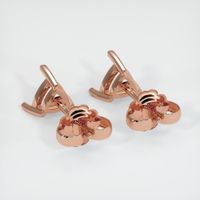 14K Rose Gold Studs Earring Setting Image