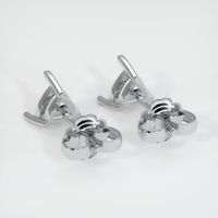 18K White Gold Studs Earring Setting Image