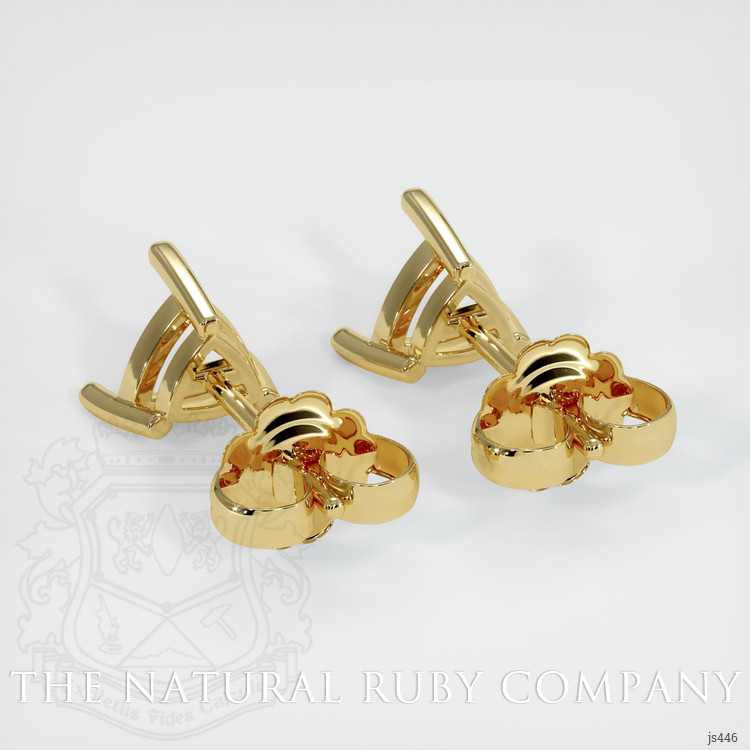 18K Yellow Gold Studs Earring Setting