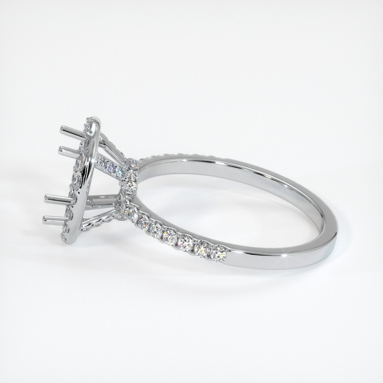 Platinum 950 Pave Ring Setting