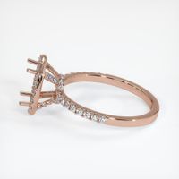 14K Rose Gold Pave Ring Setting Image