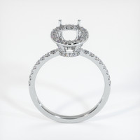 Silver Pave Ring Setting Image