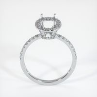 18K White Gold Pave Ring Setting Image