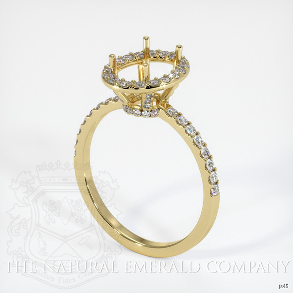 Emerald Ring 1.07 Ct. 18K Yellow Gold