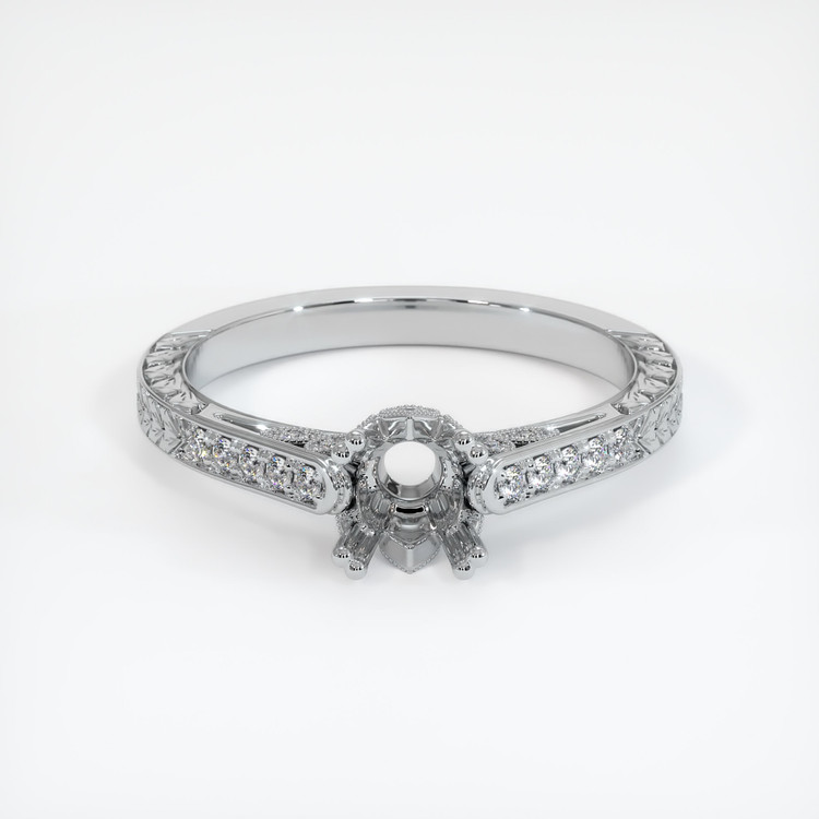 Platinum 950 Antique Style Ring Setting