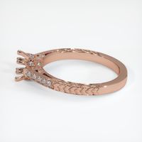 14K Rose Gold Antique Style Ring Setting Image