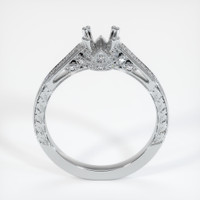 10K White Gold Antique Style Ring Setting Image