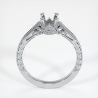 14K White Gold Antique Style Ring Setting Image