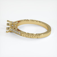 10K Yellow Gold Antique Style Ring Setting Image