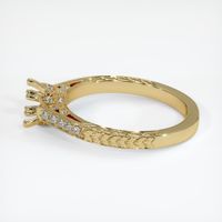 14K Yellow Gold Antique Style Ring Setting Image