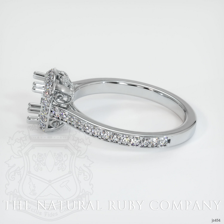 Platinum 950 Antique Style Ring Setting