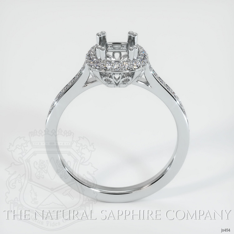 Platinum 950 Antique Style Ring Setting