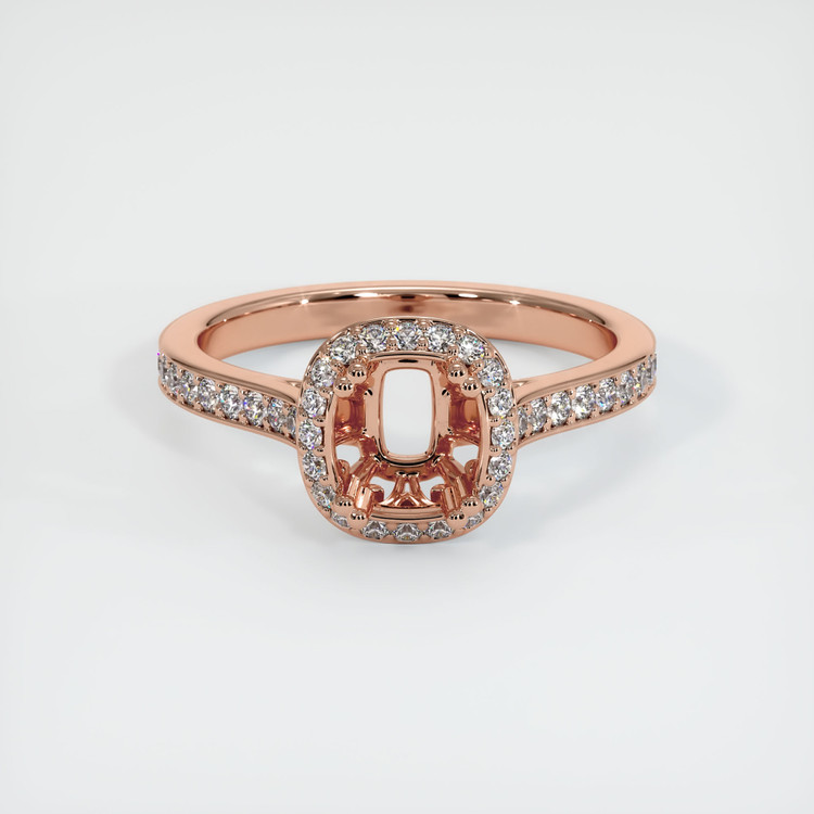 14K Rose Gold Antique Style Ring Setting