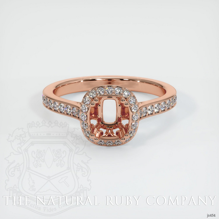 14K Rose Gold Antique Style Ring Setting