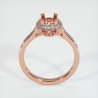 14K Rose Gold Antique Style Ring Setting Image