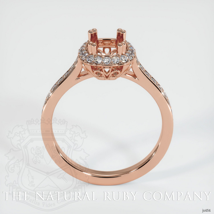 14K Rose Gold Antique Style Ring Setting