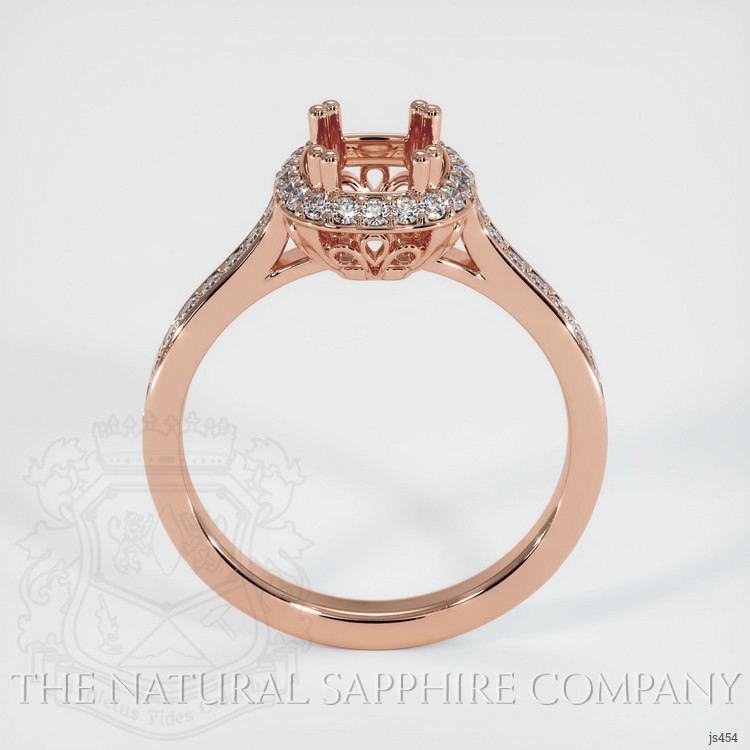 14K Rose Gold Antique Style Ring Setting