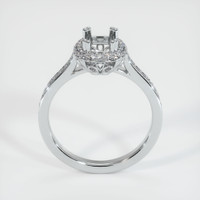 10K White Gold Antique Style Ring Setting Image