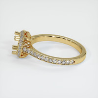 10K Yellow Gold Antique Style Ring Setting Image