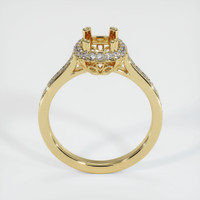 10K Yellow Gold Antique Style Ring Setting Image