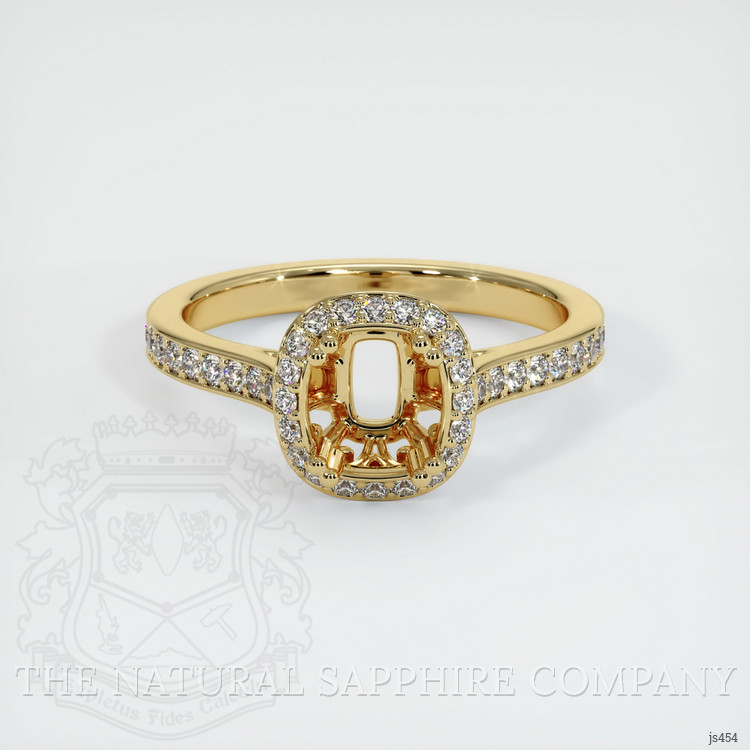 14K Yellow Gold Antique Style Ring Setting