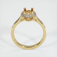 14K Yellow Gold Antique Style Ring Setting Image