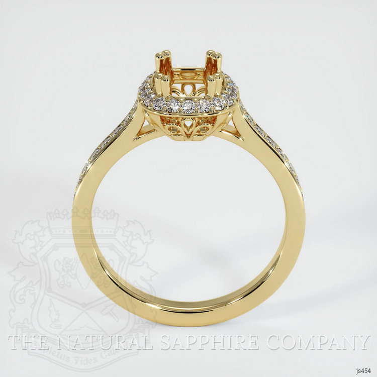 14K Yellow Gold Antique Style Ring Setting