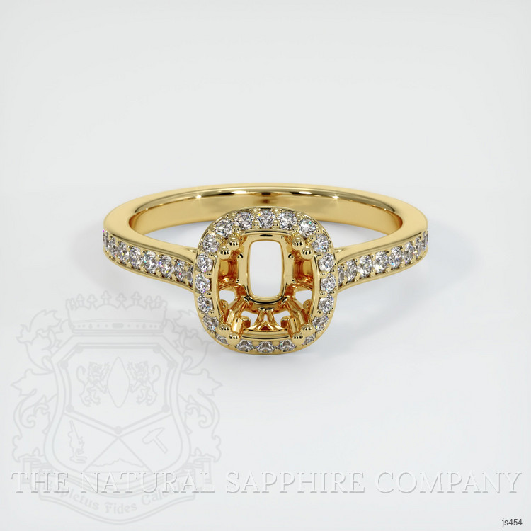 18K Yellow Gold Antique Style Ring Setting