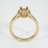 18K Yellow Gold Antique Style Ring Setting Image