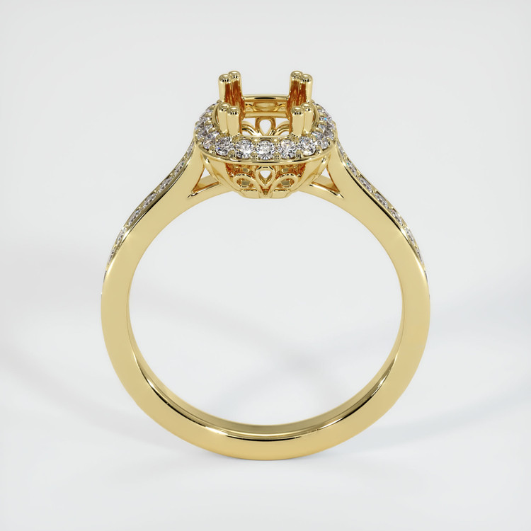 18K Yellow Gold Antique Style Ring Setting