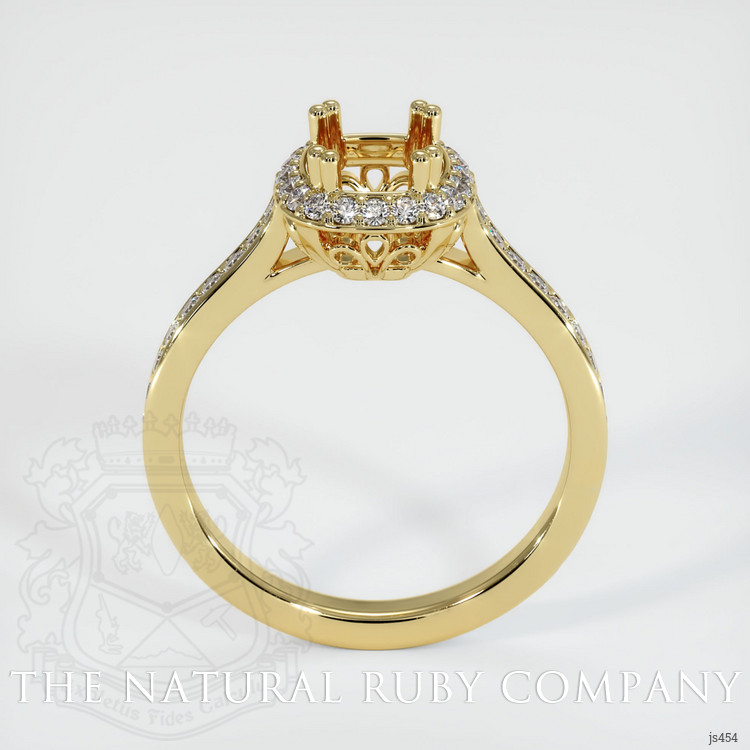18K Yellow Gold Antique Style Ring Setting