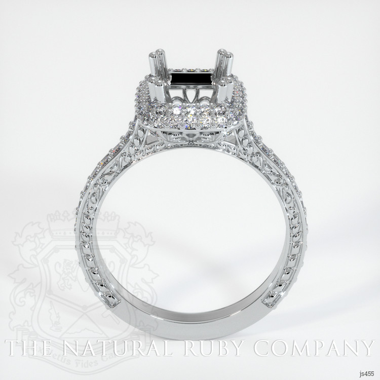 Platinum 950 Antique Style Ring Setting