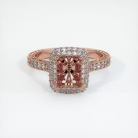 14K Rose Gold Antique Style Ring Setting Image